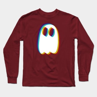 Glitchy Ghosty Long Sleeve T-Shirt